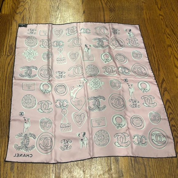 New Chanel Silk Scarf - Picture 3 of 5